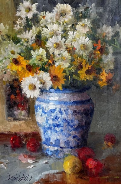 Black Eyed Susans & Daisies by Mary Dolph Wood
