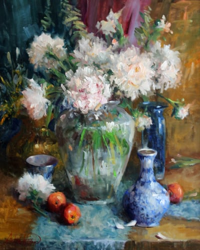 Bouquet of Peonies by Mary Dolph Wood