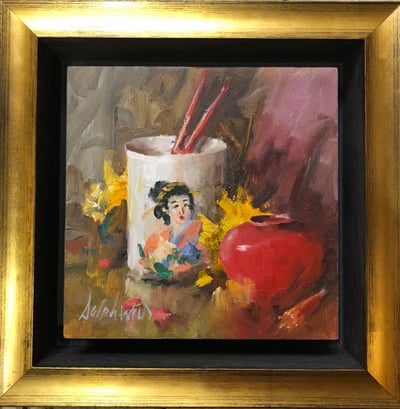 Geisha Cup by Mary Dolph Wood