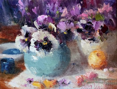 Love of Pansies by Mary Dolph Wood
