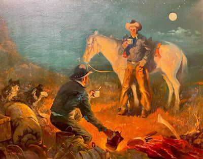 Lonesomeness Shares a Cup by William Moyers