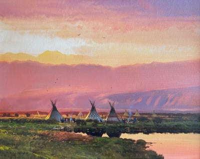 Bear River Camp by Nicholas Coleman
