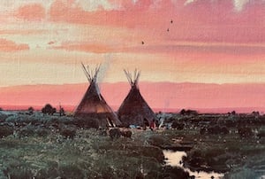 Horse Camp – Near the Upper Salt River by Nicholas Coleman