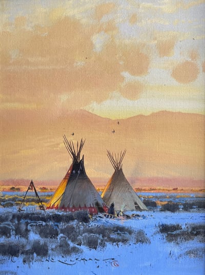 Near the Rosebud Camp by Nicholas Coleman