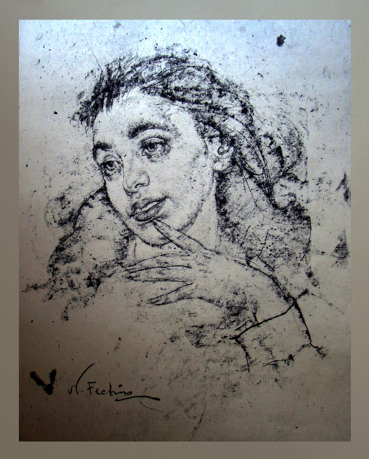 Portrait of a Woman by Nicolai Fechin