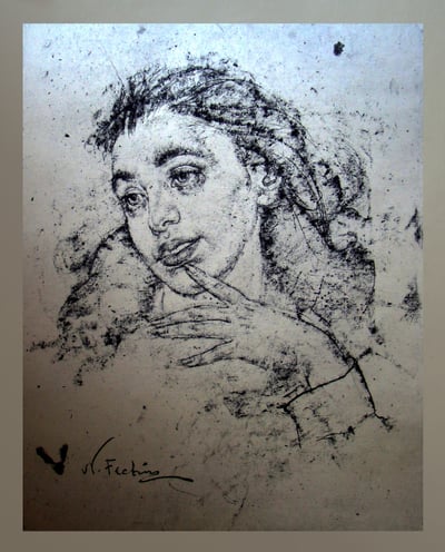 Portrait of a Woman by Nicolai Fechin
