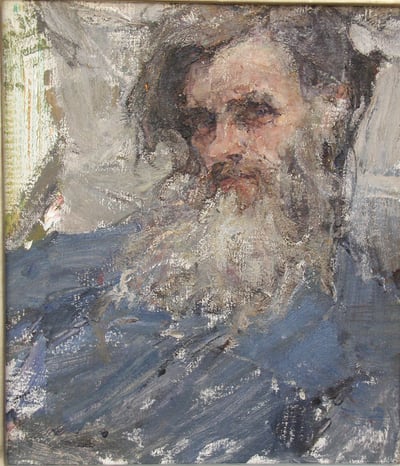 Portrait of the Artist's Father, Nikolai N. Belkovich  by Nicolai Fechin