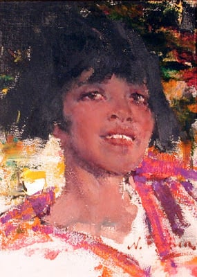 Indian Girl by Nicolai Fechin