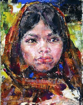 Portrait of a Young Girl by Nicolai Fechin