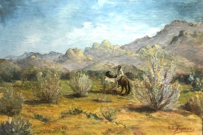 Ghost Riding the Trail by OE Berninghaus