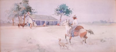 Indian Mail Man by OE Berninghaus