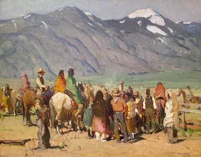 Rodeo de Taos by OE Berninghaus
