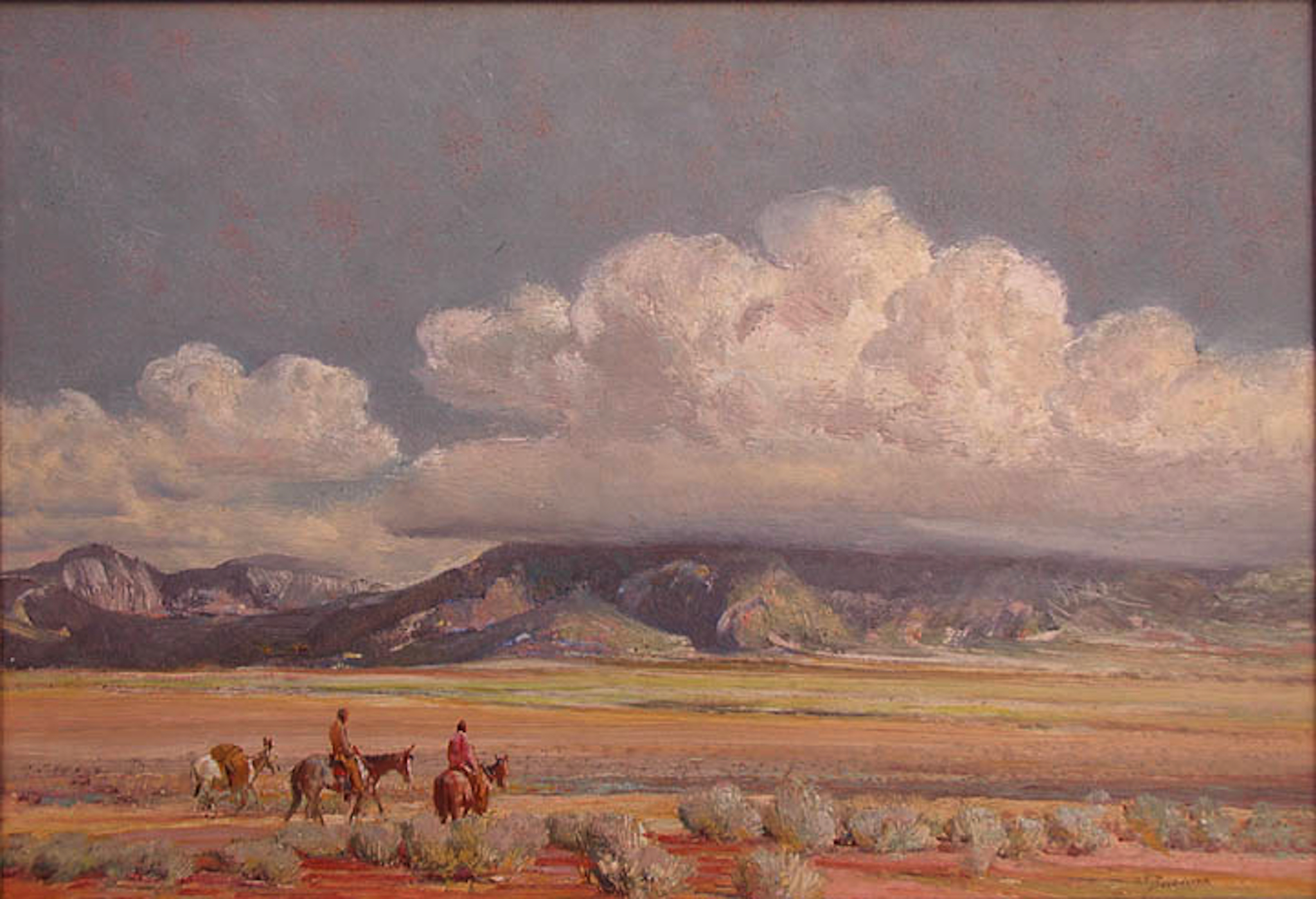 Storm Clouds over Taos Mountain by OE Berninghaus