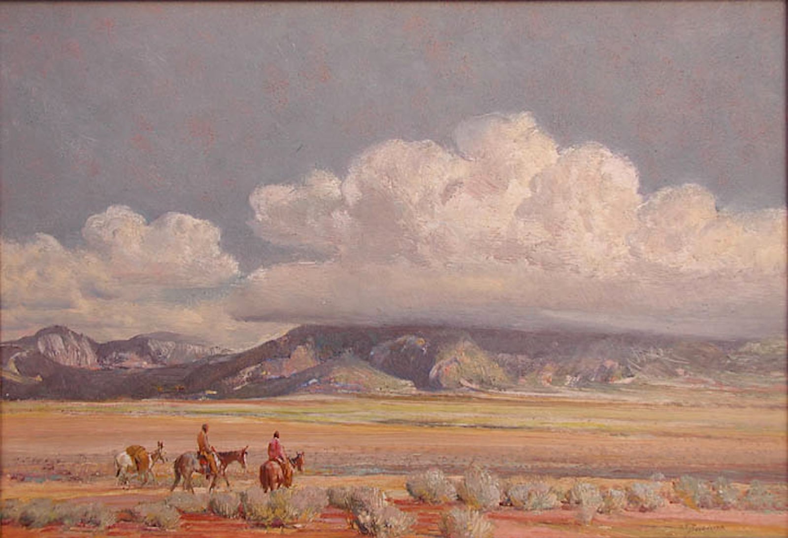 Storm Clouds over Taos Mountain by O. E. Berninghaus