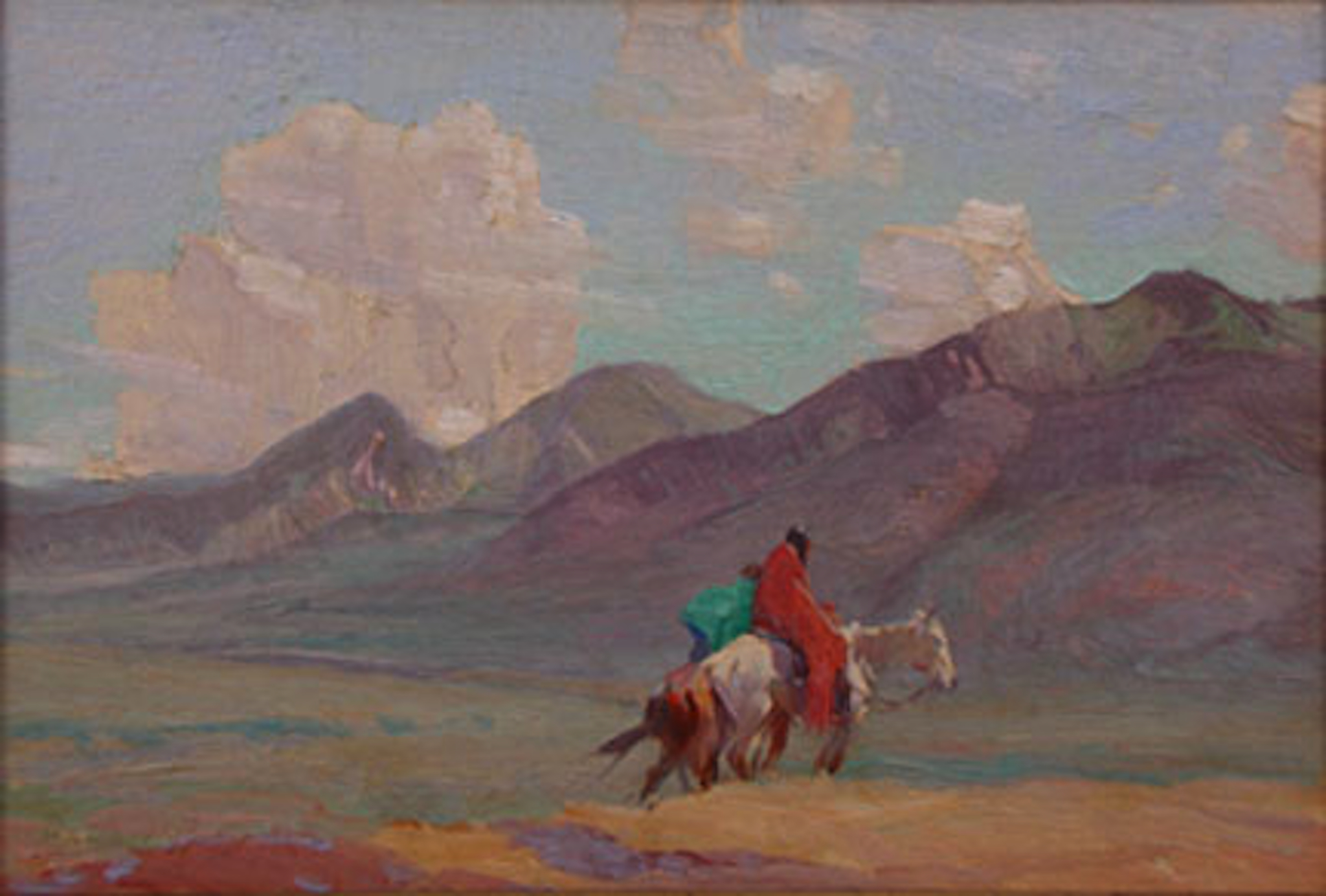 Trail to the Mountains by OE Berninghaus