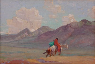 Trail to the Mountains by O. E. Berninghaus