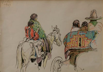 Apache by O. E. Berninghaus
