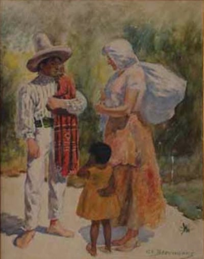 Marketday Mexico by OE Berninghaus
