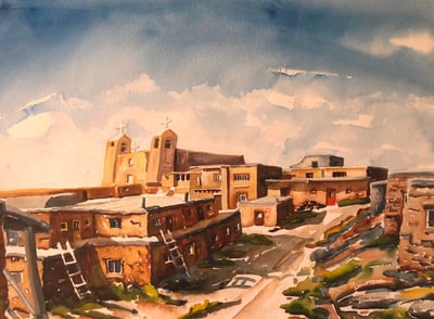 Acoma Pueblo by Dean Porter