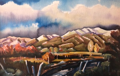 Snow Caps by Dean Porter