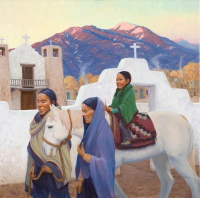 Below the Sangre de Cristos by Ron Rencher