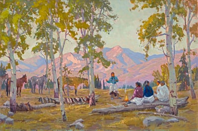 Aspen Camp by Ron Rencher