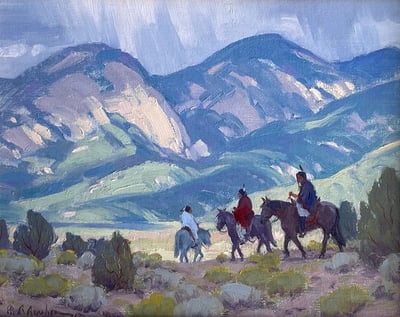 Into the Valley of the Tiwa by Ron Rencher