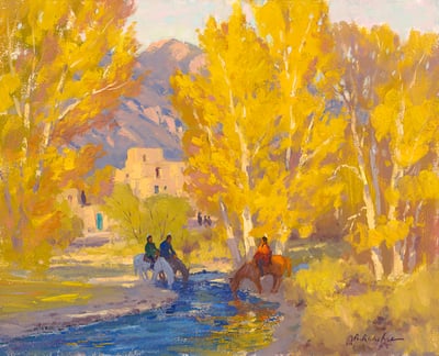 NATIVE SUMMER EVENING by Ron Rencher