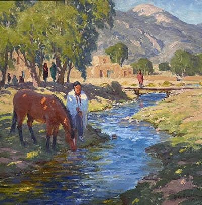 Pueblo Life by Ron Rencher