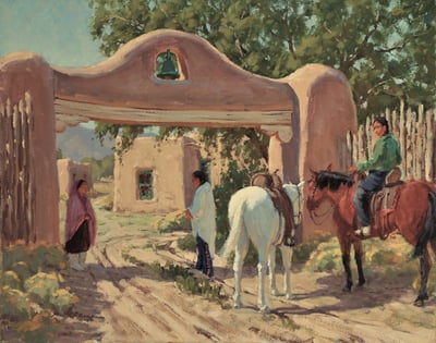 The Hacienda Gate by Ron Rencher