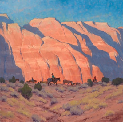 The Red Rock Remuda by Ron Rencher