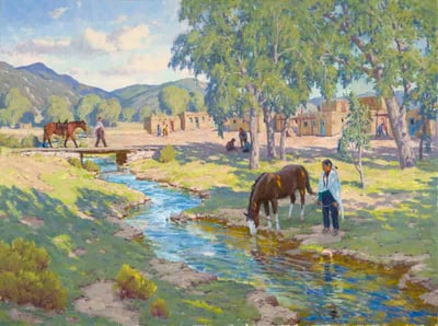 Waters from Blue Lake by Ron Rencher