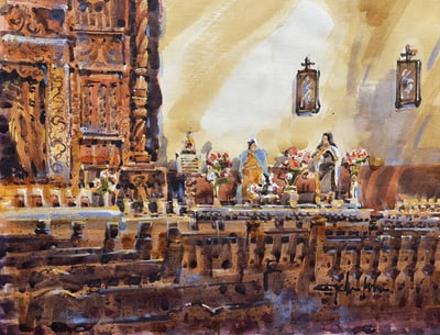 Chimayo Interior by Spike Ress