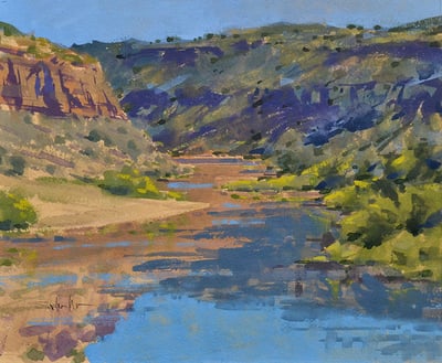 Rio Grande From John Dunn Bridge by Spike Ress
