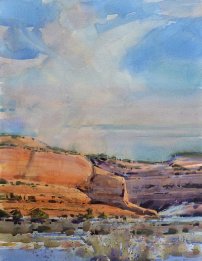 Canyon Winter by Spike Ress