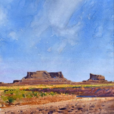 Desert Study by Spike Ress
