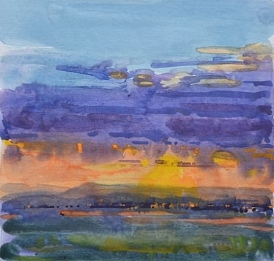 Sunset Through the Rain by Spike Ress