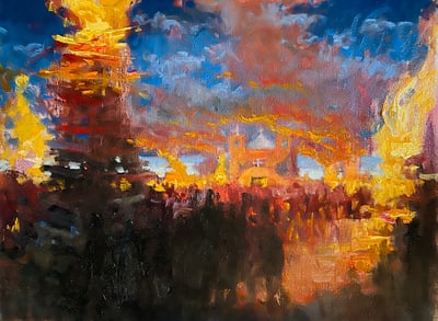 Tewa Christmas Eve by Richard Alan Nichols