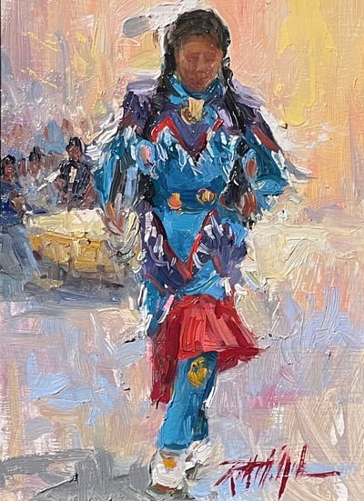 Jingle Dress Dancer by Richard Alan Nichols