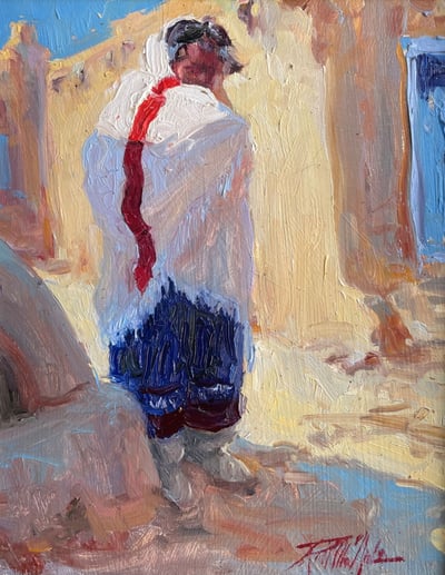 Tiwa Elder by Richard Alan Nichols