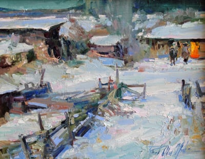 Twilight at the Homestead by Richard Alan Nichols