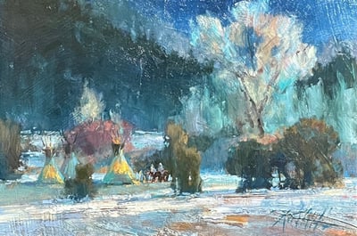 Winter Encampment by Richard Alan Nichols