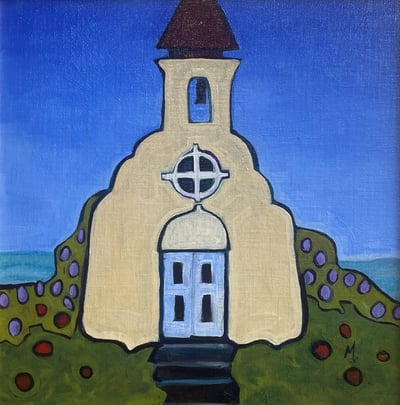 Our Lady of the Mountain Top by Melwell Romancito