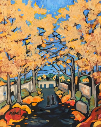 Autumn on Burch Street by Melwell Romancito
