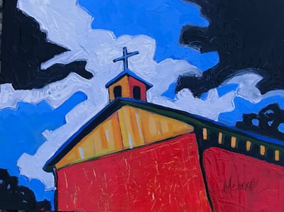 Church on La Loma by Melwell Romancito