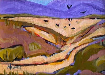 Crows Feasting by Melwell Romancito