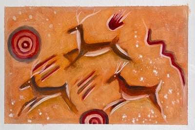 Deer Dream by Melwell Romancito