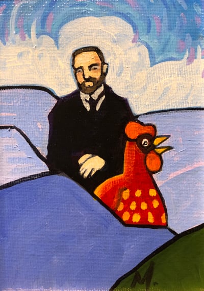 D.H. Lawrence by Melwell Romancito