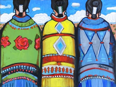 Fancy Shawls by Melwell Romancito
