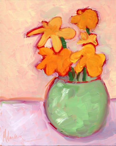 First Flowers by Melwell Romancito